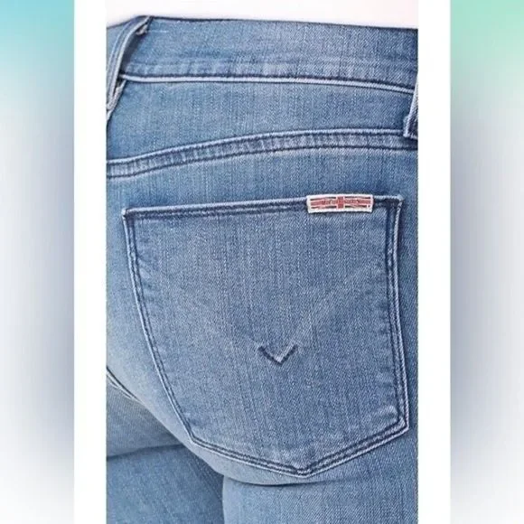 Hudson Tilda Midrise Crop Cigarette Jean with Side Seam Detail Size 27